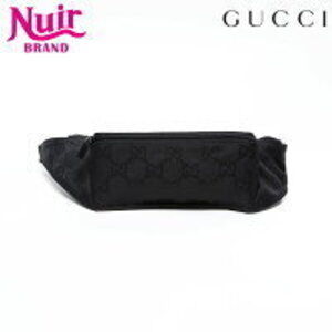 Gucci GG Canvas Waist Bag Black